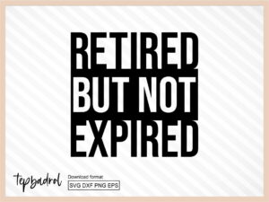 Retired but not expired svg