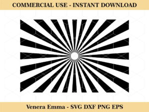 Sunburst SVG Design Clipart PNG EPS Sunburst DXF file