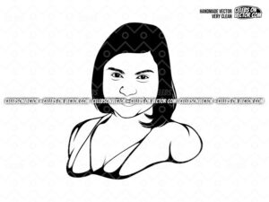 The Office SVG Kelly Kapoor Cartoon Vector file