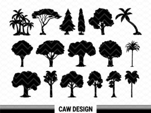 Tree Vector EPS Tree SVG Cut Files