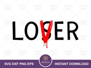 Vlone Loser Lover SVG file