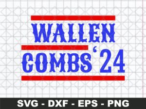 Wallen Combs 24 SVG Design Instant Download