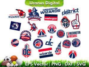 Washington Wizards SVG Bundle NBA Wizards Logo EPS