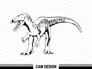 baryonyx dinosaur svg instant download dinosaur vector file
