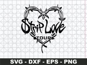 karol g strip love tour SVG Strip Love Concert SVG
