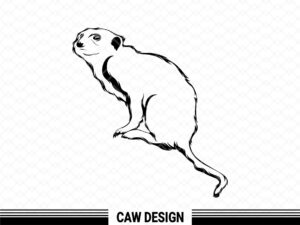 meerkat svg clipart animals cut files graphic design