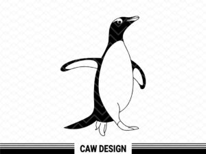penguin clipart animals svg cut files vector