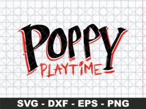 poppy playtime logo svg layered
