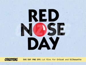 red nose day svg file