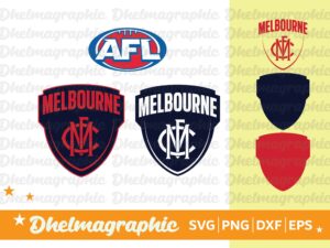 AFL Melbourne Demons FC SVG - Australian Football Club