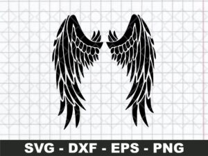Angel Devil Wings SVG file