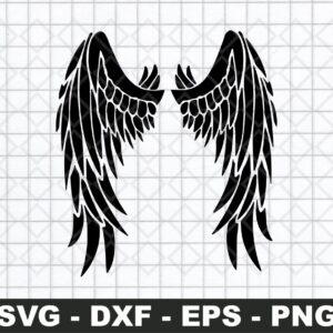 Angel Devil Wings SVG file