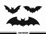 Bats Silhouette Black, Bats Clipart, SVG Image