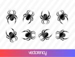Black Spider SVG