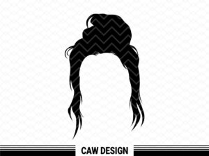 Hair Bun SVG file