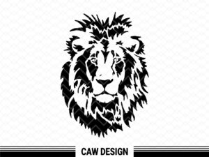 Lion Head Cut File, Lion King SVG Face Cricut, Vector Image