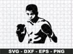 MUHAMMAD ALI SVG Cut File Boxing clipart EPS Vector file