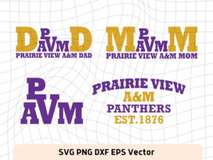 Prairie View A&M University SVG, HBCU Bundle Cut Files