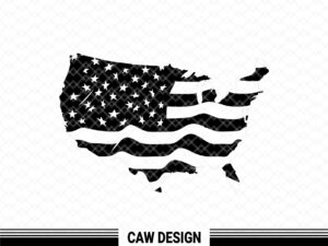 United states of america waving flag SVG USA Flag Clipart PNG EPS DXF FILE