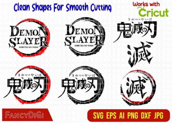 cover 01 4 Vectorency Demon Slayer Logo SVG Bundle, Demon Slayer SVG, Anime SVG Bundle, Anime Manga EPS Vector Cricut Files