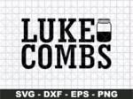 luke combs vector, cut file svg, luke combs png file