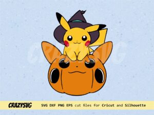 pikachu pumpkin SVG file