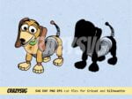 slinky dog svg toy story character cut file