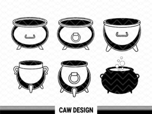 witch cauldron vector cauldron clipart svg