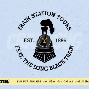 yellowstone train station svg FILE