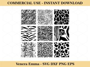 Animal Print, Leopard Pattern, Animal Wrap Cricut SVG