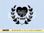 Baby On Board, Baby Car Decal SVG Vector