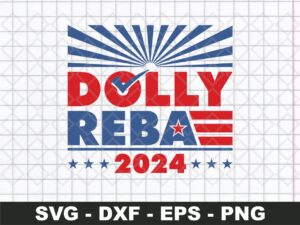 Dolly and Reba 2024 SVG file