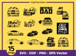 For Cricut Beemer Drift Drift Racing Bumper Stickers SVG e36 e46 e92 m3 m4 90s limousine