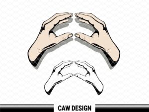 Hand Gesture SVG, vector