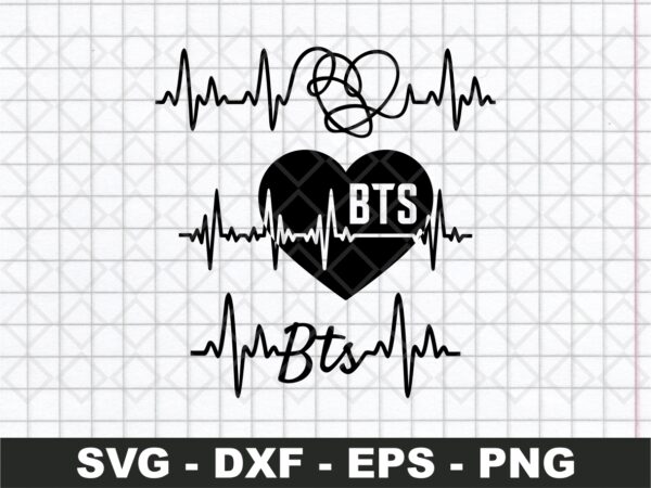 Heartbeat BTS SVG 2022 Vectorency Heartbeat BTS SVG 2022