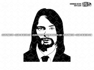 Kurt Cobain Cut File Cricut SVG Vector Instant Download