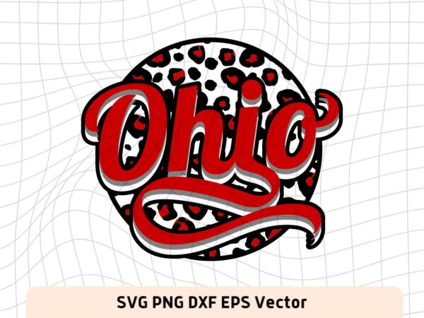 Ohio Leopard Svg file Vectorency Ohio Leopard SVG
