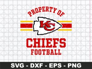 Property of Kansas City Chiefs svg file