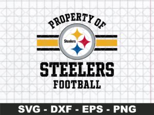 Property of Steelers football svg file