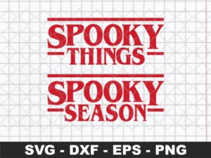 Spooky Things Svg