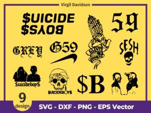Suicide Boys SVG Toronto xxxtentacion Sadboys Hip hop Tattoo Cricut