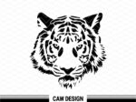 Tiger Head SVG, Animals Clipart, Tiger DXF