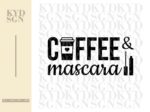 coffee and mascara svg