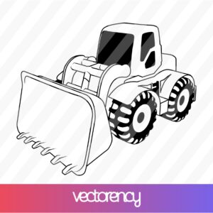 front loader Heavy Equipment construction svg cut file vector