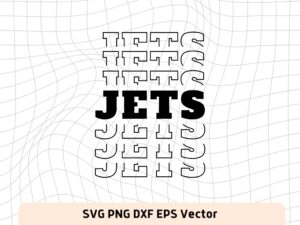 Jets SVG Mirror Style For Cricut, Sublimation and More file