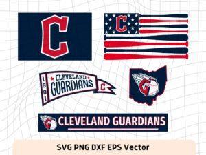 New Cleveland Guardians SVG Set Bundle 2023