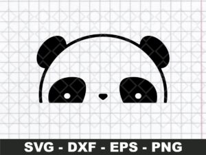 Panda Peek SVG