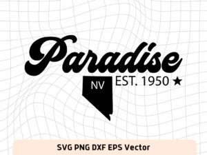 Paradise Nevada State SVG