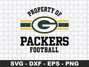 Property of Green Bay Packers SVG cricut design file