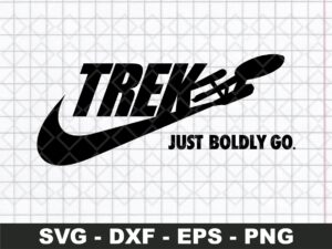 Star Trek Just Boldy Go SVG FILE
